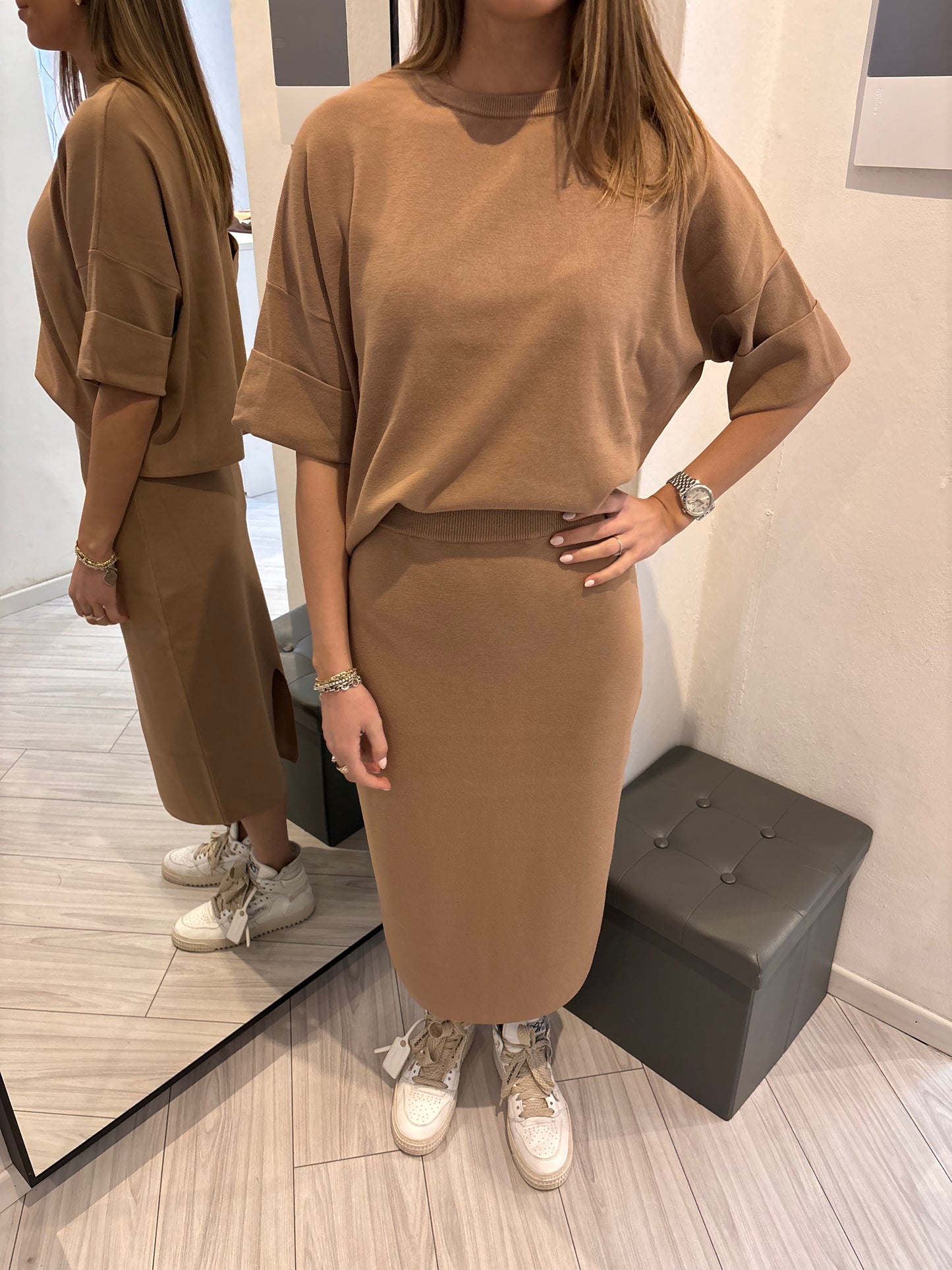 Coordinato in maglia