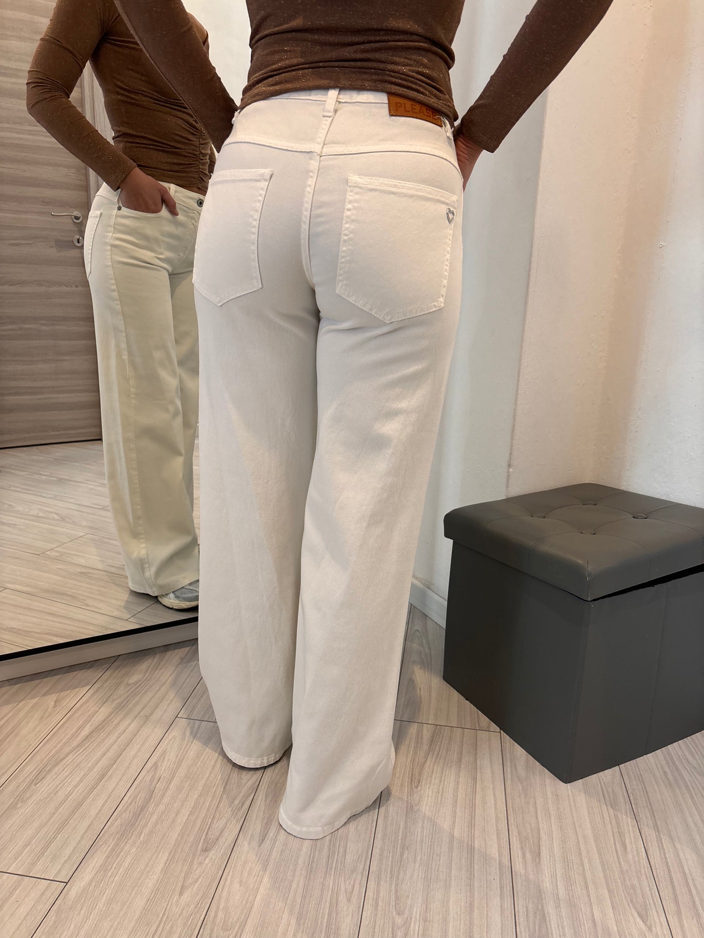 Jeans a zampa larga