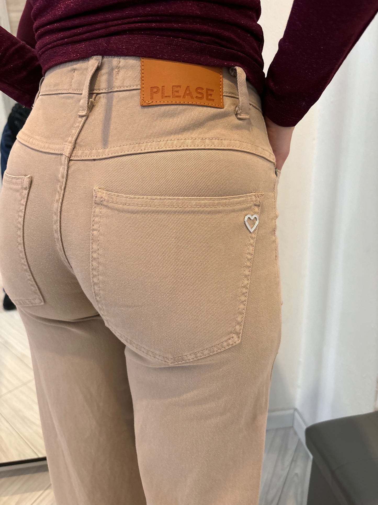 Jeans a zampa larga