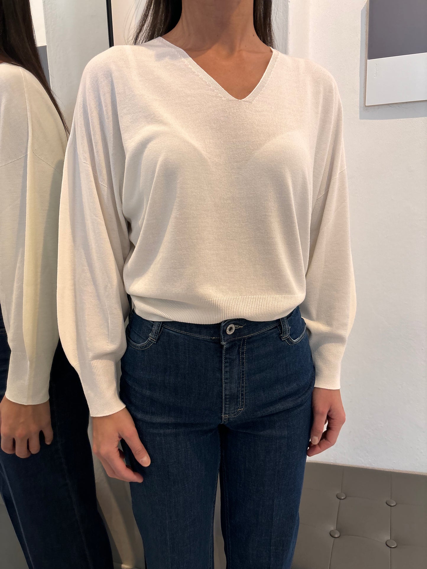 Maglione scollo a V
