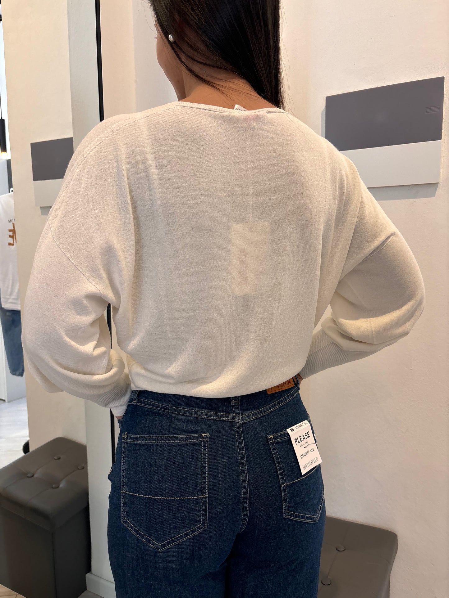 Maglione scollo a V