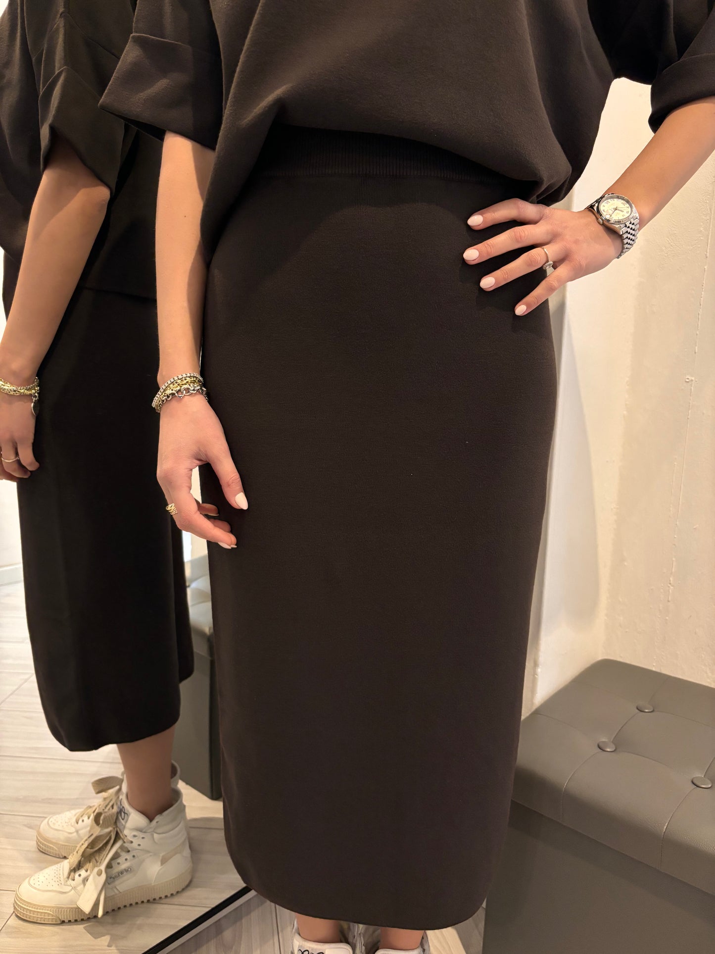 Coordinato in maglia