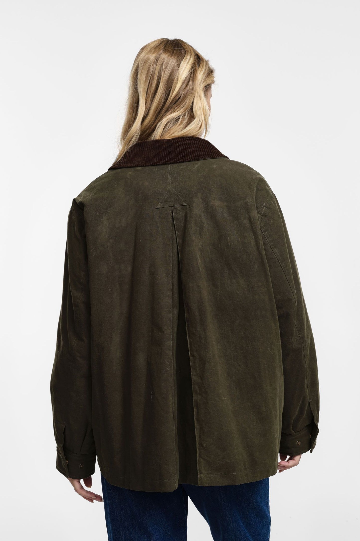 Giacca ampia con chiusura zip