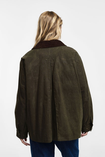 Giacca ampia con chiusura zip